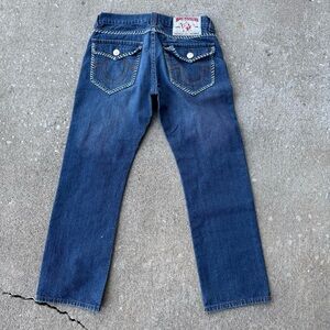 Vintage True Religion Joey Super T Stitch Jeans Size 36x34